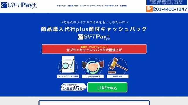 ギフトペイプラスの基本情報